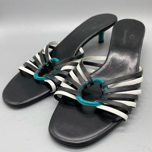 Cole Haan Black Turquoise Sandals